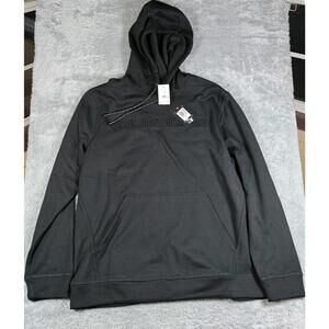 Men’s Quiksilver Black Pullover Hoodie, Size X-Large New With Tags